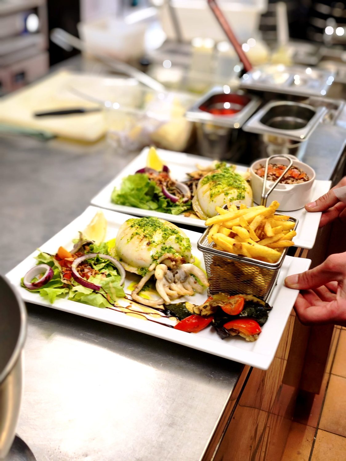 Calamars grillés d'Ô Dunes